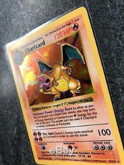 Charizard Shadowless 4/102 Pokemon Card Base Set Holo Rare Mint WOTC 1999
