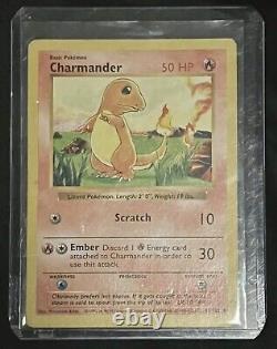 Charmander Pokemon Card 46/102 Original 1995 Base Set Extremely Rare