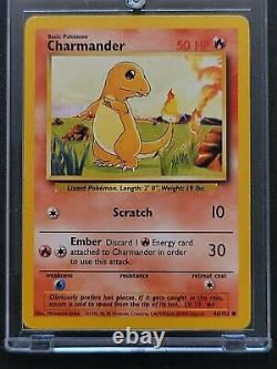 Charmander Pokemon Card 46/102 Original 1995 Base Set Super Rare