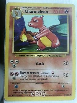 Charmeleon original 1995 rare pokemon card near mint condition