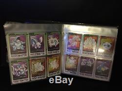 Complete 1997 Carddass Japanese Pokemon Set with Binder and SPECIAL INDEX CARDS