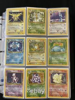 Complete Base Set Pokemon Cards 102/102 Charizard Rare WOTC 1999 Unlimited 100%