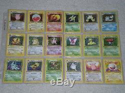 Complete Pokemon 1st Ed First Edition Jungle Card Set 64/64! Out of Print, Rare
