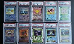 Complete Pokemon Legendary Collection Reverse Holo PSA 9 / 10 Cards