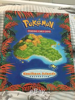 Complete set of 18 Pokemon Southern Islands Card and Binder Set Rare