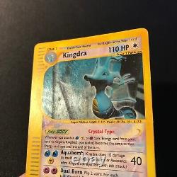 Crystal Kingdra 148/147 Aquapolis Holo Secret Rare Pokemon Card 2002