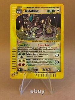 Crystal Nidoking 150/147 Aquapolis Pokemon Card NM