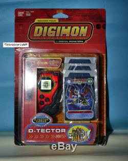 DIGIMON DIGIVICE D TECTOR US VER 1.0 RED COL NEW With CARDS RARE ONLY ONE