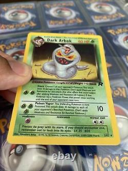 Dark Arbok 2/82 Pokemon Team Rocket Holo Card Excellent ERROR Rare