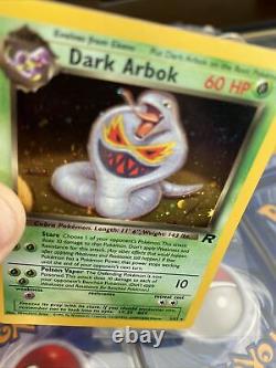 Dark Arbok 2/82 Pokemon Team Rocket Holo Card Excellent ERROR Rare