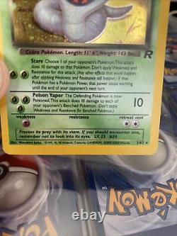 Dark Arbok 2/82 Pokemon Team Rocket Holo Card Excellent ERROR Rare