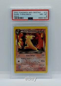 Dark Typhlosion 10/105 Psa Holo Pokemon Card Neo Destiny Set Collection