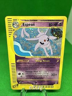 ESPEON H9/H32 Holo Rare Aquapolis WOTC Pokemon Card NM