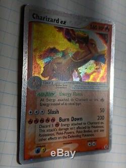 EX Charizard ex 105/112 Fire Red Leaf Green Pokemon Card Holo Foil Ultra Rare