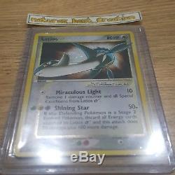 EX Condition Gold Star Latios 106/107 Holo/Shiny Pokemon Card, Deoxys Ultra Rare
