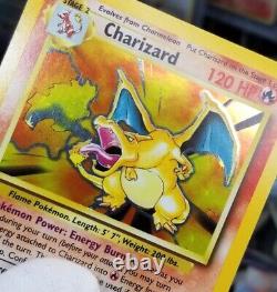 Error READ EX+/ Eng. Charizard Base Set 4/102 Holo Unlimited Holo Rare Pokemon