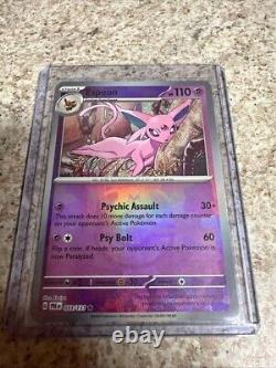 Espeon (Master Ball Pattern) 033/131 Sv Prismatic Evolutions Holo MINT