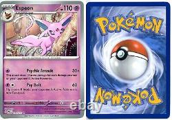 Espeon (Master Ball Pattern) 033/131 Sv Prismatic Evolutions Holo MINT