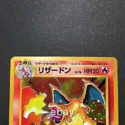 GO- Pokemon Card Charizard No. 006 Holo Rare Base SET Old Back Japanese F/S