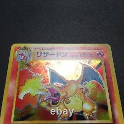 GO- Pokemon Card Charizard No. 006 Holo Rare Base SET Old Back Japanese F/S