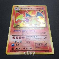 GO- Pokemon Card Charizard No. 006 Holo Rare Base SET Old Back Japanese F/S