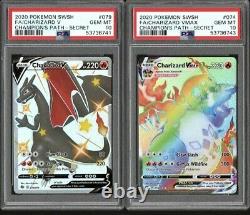 GRADED PSA 10 GEM MT CHARIZARD POKEMON CARD AUTHENTIC! PSA SLAB Only FASTSHIP