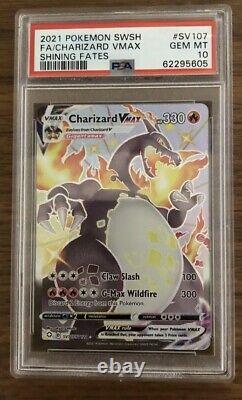 GRADED PSA 10 GEM MT CHARIZARD POKEMON CARD AUTHENTIC! PSA SLAB Only FASTSHIP