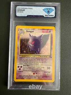 Gengar 5/62 Holo Rare 1999 Fossil DSG 9 MINT