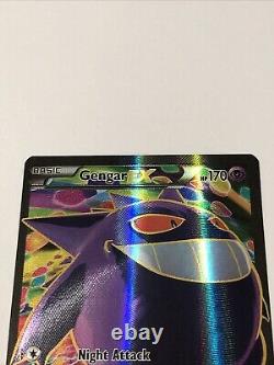 Gengar EX 114/119 Pokemon Phantom Forces XY Full Art Ultra Rare Card