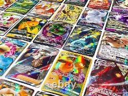 Genuine Pokemon Cards Joblot Bundle Including Ultra Rares, V's, Full Arts, EX, GX