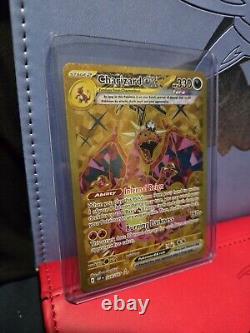 Gold HR Charizard Ex Mint, Venusaur Ex 151 Pristine, & Alakazam Ex SIR Fresh P