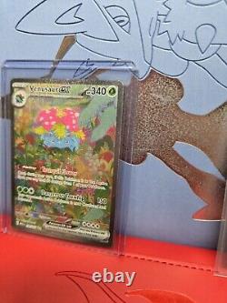 Gold HR Charizard Ex Mint, Venusaur Ex 151 Pristine, & Alakazam Ex SIR Fresh P