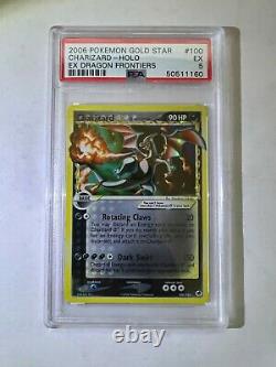 Gold Star Charizard 100/101 Delta Species Holo Rare Pokemon Card PSA 5