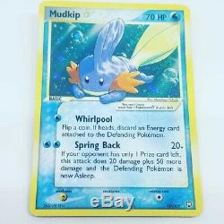 Gold Star Mudkip Holo Pokemon Card Rare Team Rocket Returns Set 107/109 Original