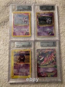 Graded pokemon cards lot Beckett Collection of Rare Collectible cards