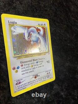 HOLO BLEED Lugia 9/111 Pokemon Card Neo Genesis WOTC with HOLO BLEED SWIRL