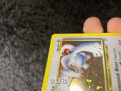 HOLO BLEED Lugia 9/111 Pokemon Card Neo Genesis WOTC with HOLO BLEED SWIRL