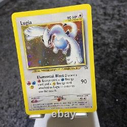 HOLO BLEED Lugia 9/111 Pokemon Card Neo Genesis WOTC with HOLO BLEED SWIRL