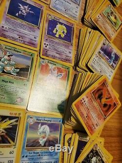 HUGE (400) POKEMON COLLECTION Cards LOT GREAT CARDS HOLO FOIL rare early VF-NM