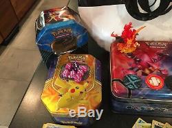 HUGE POKÉMON COLLECTION/LOT 100s Of Cards, Rares/Holos, Deck Boxes And Tins