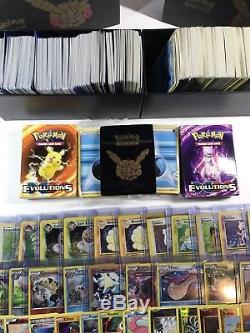 HUGE Pokemon Card Collection 1200+ Common, Uncommon, Rare, 117 Holofoil + More