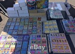 HUGE Pokemon Card Collection (4500+ Cards, 6 Binders) Holos Rares Charizard Base