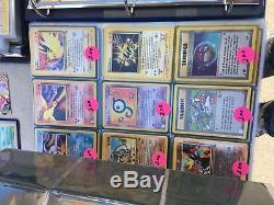 HUGE Pokemon Card Collection (4500+ Cards, 6 Binders) Holos Rares Charizard Base