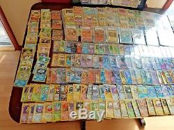 HUGE Pokemon card lot collection! OVER 2,200 Cards! (Rares, shadowless, Ect)