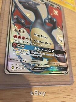 Hidden Fates Charizard GX SV49/SV94 Shiny Ultra Rare with 10 other Cards