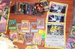 Huge Lot 16000+ Pokemon & Yu-gi-oh Trading Cards Holos Rares Jungle Fossil Base