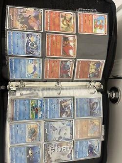 Huge Pokemon Card Collection Full Art + Holo + Rare 2 Binders With Cards Lot