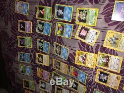 Huge Pokemon Card Collection Holo Rares 1st edition Shadowless Vintage NM LP lot