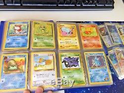 Huge Pokemon Card Collection Lot Binder Vintage Base Holos Rares
