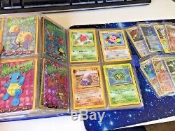 Huge Pokemon Card Collection Lot Binder Vintage Base Holos Rares